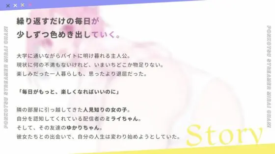 [同人游戏][官中]ぽんこつ生主ミライちゃん〜えっちなコメント受付中〜[百度盘][1.4G]