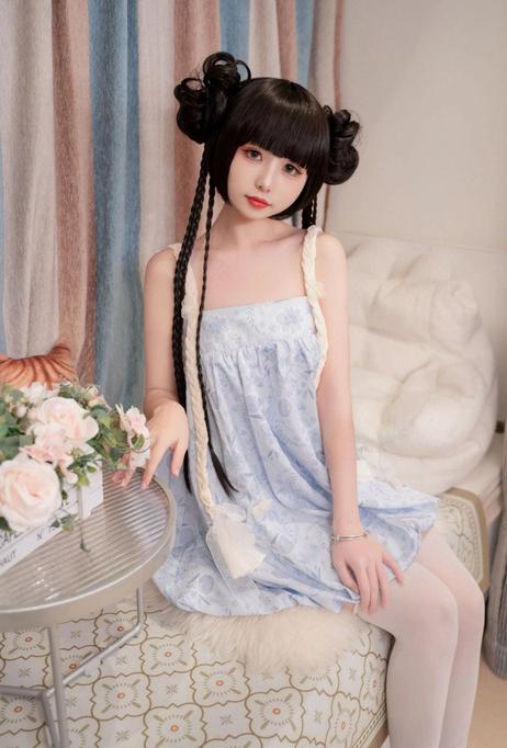 [COSPLAY][图集] 喵小吉 - 白丝即是正义 [夸克网盘][8.7MB]