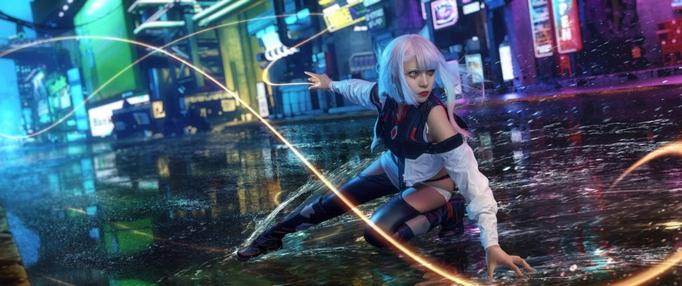 [COSPLAY][图集] 喵小吉 - 赛博朋克 边缘行者 -Lucy[夸克网盘][19MB]