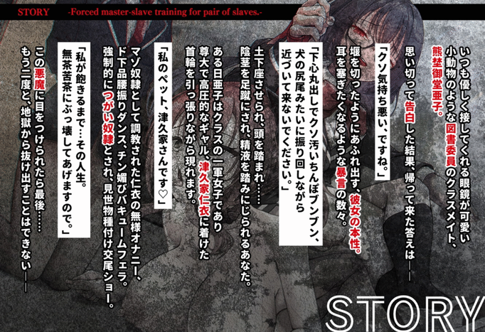 [RJ01426269][同人音声][涼貴涼 / 秋山はるる]つがい奴○強○主従調教。メガネが可愛い図書委員の本性は、悪魔みたいな女子でした[百度盘][2.4G]